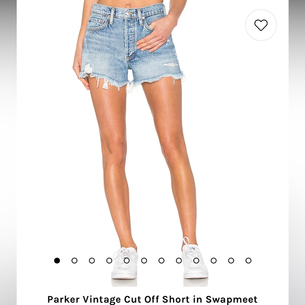 Agolde Parker Vintage Cut Off Short in Swapmeet